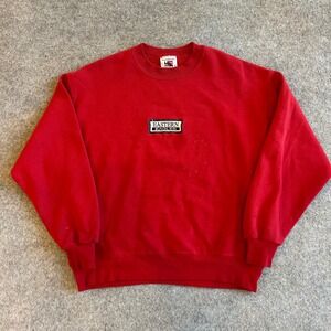 Vintage 90s Eastern Eagles Michigan Sports Crewneck Sweatshirt Adult Large